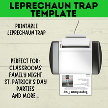 Load image into Gallery viewer, St. Patrick's Day Craft | Kids Craft | St. Patty's Day Craft | Leprechaun Craft | Leprechaun Trap | Craft template | Kids Printables