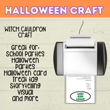 Load image into Gallery viewer, Kids Halloween Craft | Witch's Brew Caldron Craft | Halloween Craft Kit | Halloween Party | Halloween Printable | Digital Download