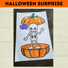 Load image into Gallery viewer, Surprise Craft | Halloween Craft | Halloween Surprise Craft | Kids Craft | Party Craft | Coloring Pages | Halloween Printables | Toddler
