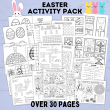 Load image into Gallery viewer, Easter Activity Pack for Kids | Easter Printables | Easter Activities | Easter Crafts | Easter fun pack for kids | Kids Activities | Kids