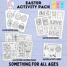 Load image into Gallery viewer, Easter Activity Pack for Kids | Easter Printables | Easter Activities | Easter Crafts | Easter fun pack for kids | Kids Activities | Kids