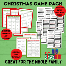 Load image into Gallery viewer, Christmas Games for Kids | Christmas Printables | Christmas Games for Adults | Christmas Games for the Family | Christmas Taboo | Games