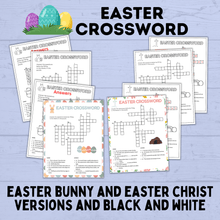 Load image into Gallery viewer, Easter Crossword for Kids | Christ Crossword for Kids | Kids Printables | Kids Easter Activities | Crosswords for Kids | Christ Printables