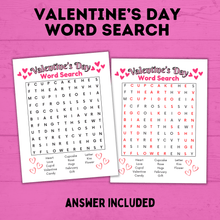 Load image into Gallery viewer, Valentine's Day Party and Activity Pack | Kids Activities | Kids Printables | Classroom Party Games | Kids Games | Valentine's Day Games