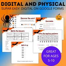 Load image into Gallery viewer, Halloween Escape Room for Kids for Young Kids Ages 5-10
