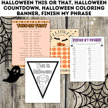Load image into Gallery viewer, Halloween Kids Mega Game Bundle | Halloween Games