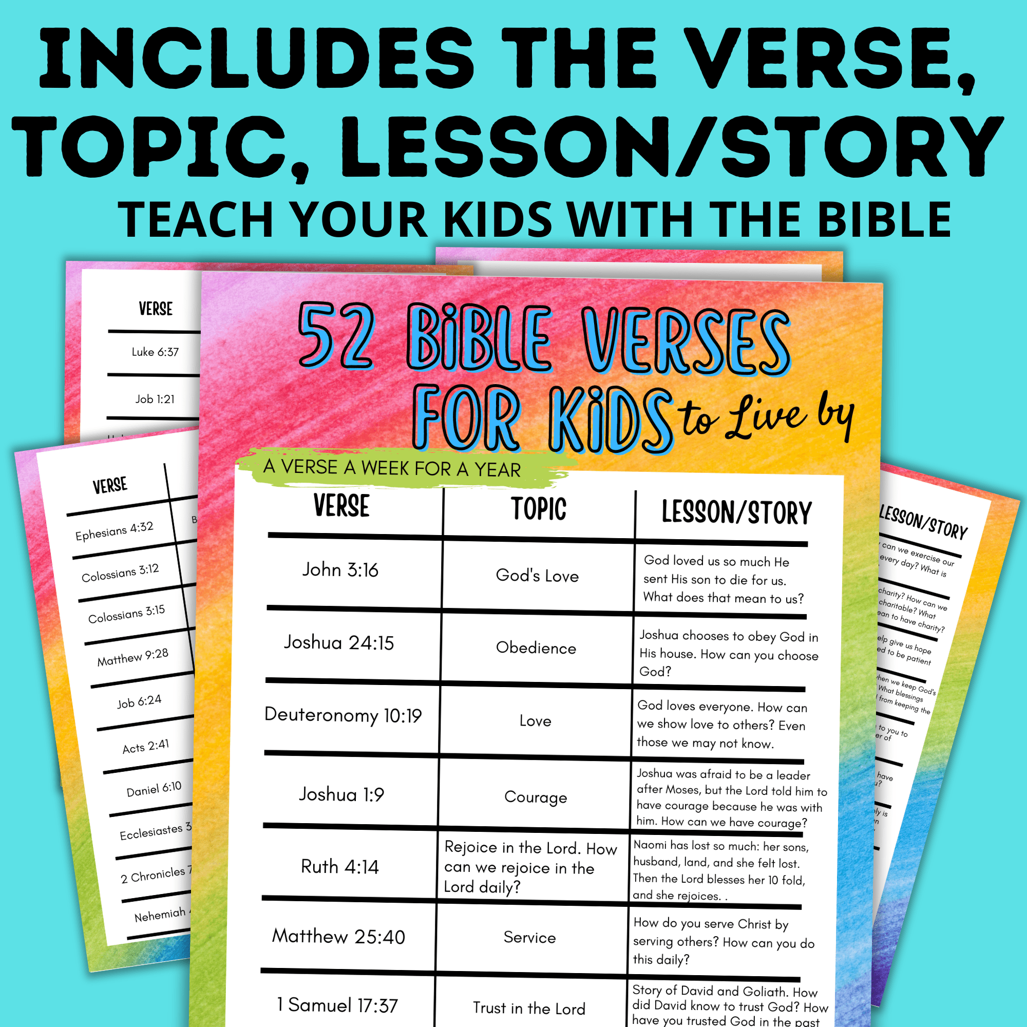 52-bible-verses-for-kids-to-live-by-bible-scriptures-for-kids-paper