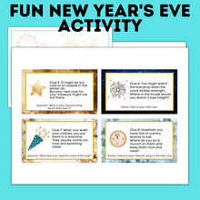 Load image into Gallery viewer, New Year's Eve Scavenger Hunt for Kids and Family