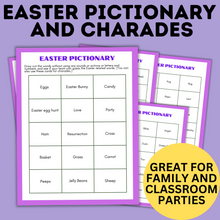 Load image into Gallery viewer, Easter Pictionary | Easter Kid Games | Easter Printables