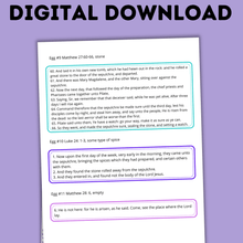 Load image into Gallery viewer, Easter Resurrection Eggs Template and Instructions | Easter Religious Eggs