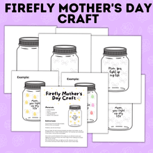 Load image into Gallery viewer, Firefly Craft | Mother's Day Craft