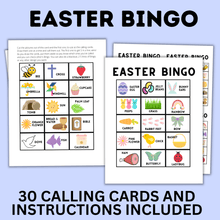 Load image into Gallery viewer, Easter Bingo | Easter Games | Easter Activity for Kids | Kids Bingo | Classroom Game | Kids Games