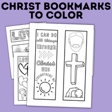Load image into Gallery viewer, Easter Bookmarks | Kids Bookmarks | Christ Bookmarks | Coloring Pages