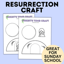 Load image into Gallery viewer, Easter Craft Template | Kids Crafts | Resurrection Crafts