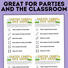 Load image into Gallery viewer, Easter Game | Easter Dice Game for Kids | Party Games