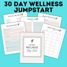 Load image into Gallery viewer, Health Planner | Fitness Tracker | 30 Day Wellness Jump Start Challenge for Moms | Wellness Planner