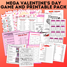 Load image into Gallery viewer, Mega Valentine's Day Game and Printable Pack for Kids