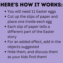 Load image into Gallery viewer, Easter Resurrection Eggs Template and Instructions | Easter Religious Eggs