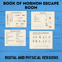 Load image into Gallery viewer, Book of Mormon Escape Room for kids ages 8-12 | Book of Mormon Game
