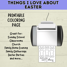 Load image into Gallery viewer, Happy Easter Printables | Easy Easter Craft | Things I Love About Easter | Toddler Easter | Easter Crafts | Kids Easter | Easter Printables
