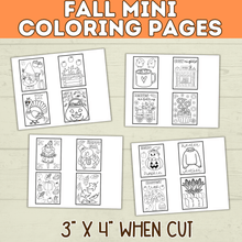 Load image into Gallery viewer, Fall Coloring Pages | Fall Activity Page | Fall | Fall Printables | Fall Preschool | Digital Download | Halloween Printable
