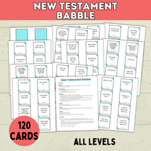 Load image into Gallery viewer, Bible Games | New Testament Game Babble | Youth Church Game | Bible Printable | Digital Download | Party Games | Scriptures | Young Women
