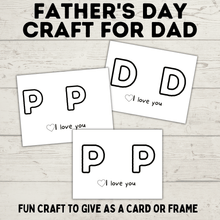 Load image into Gallery viewer, Father&#39;s Day Hand Craft for Kids | Father&#39;s Day Gift
