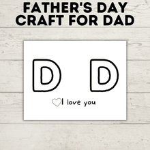 Load image into Gallery viewer, Father&#39;s Day Hand Craft for Kids | Father&#39;s Day Gift
