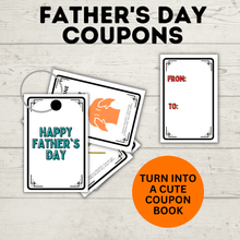 Load image into Gallery viewer, Father&#39;s Day Coupons | Coupons for Dad | Father&#39;s Day Gift
