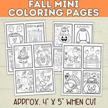 Load image into Gallery viewer, Fall Coloring Pages | Fall Activity Page | Fall | Fall Printables | Fall Preschool | Digital Download | Halloween Printable

