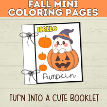 Load image into Gallery viewer, Fall Coloring Pages | Fall Activity Page | Fall | Fall Printables | Fall Preschool | Digital Download | Halloween Printable
