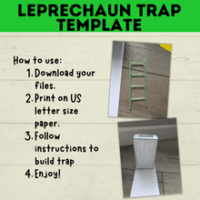 Load image into Gallery viewer, St. Patrick&#39;s Day Craft | Kids Craft | St. Patty&#39;s Day Craft | Leprechaun Craft | Leprechaun Trap | Craft template | Kids Printables
