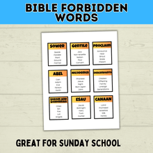 Load image into Gallery viewer, Church Taboo Card Game | Religious Card Game | Games for Church
