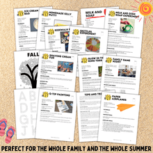 Load image into Gallery viewer, The Ultimate Summer Activity Binder for Kids | Easy Kid&#39;s Summer Activities
