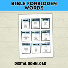 Load image into Gallery viewer, Church Taboo Card Game | Religious Card Game | Games for Church
