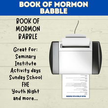 Load image into Gallery viewer, Book of Mormon Game Babble | Cards | Game Night | Church and Scripture Game | Youth Sunday School Game | Christian
