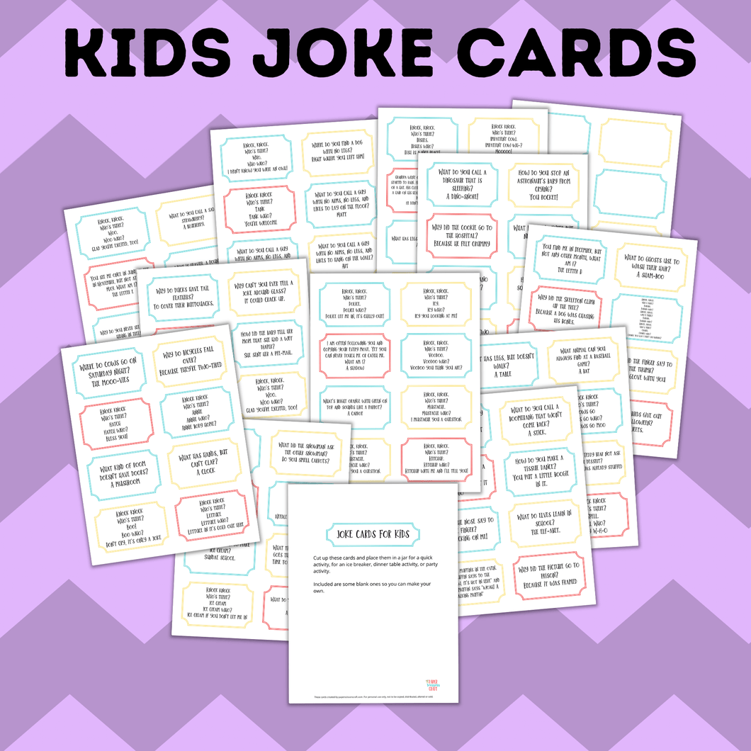 Joke Cards for Kids