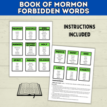 Load image into Gallery viewer, Book of Mormon Game | Youth LDS Game | Book of Mormon Activity | LDS Seminary Games | Youth Games | Church Games | Kids Games
