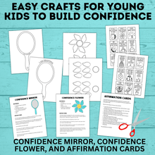 Load image into Gallery viewer, Confidence Crafts | Self-Esteem Crafts | Easy Crafts | Flower Crafts | Preschool Crafts
