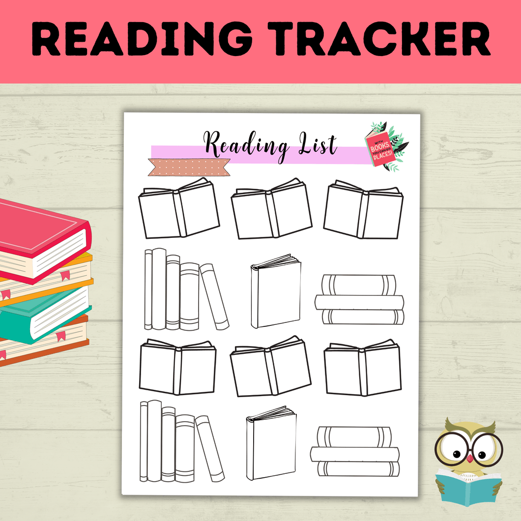 Reading Log | Reading Tracker | Book Tracker | Reading list | Book List | Kids Book List | Kids Books | Reading for kids | Books to Read