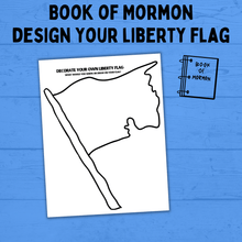 Load image into Gallery viewer, Book of Mormon Activity | Liberty Flag Printable | Book of Mormon Printable | Captain Moroni | Kids Printables | Primary | PDF download
