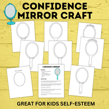 Load image into Gallery viewer, Confidence Craft | Self-esteem Craft for Kids | Kids Craft | Positive Kids | Happy Kids | Confident Kids | Confidence Activities
