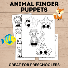 Load image into Gallery viewer, Animal Finger Puppets for Kids
