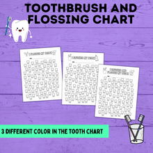 Load image into Gallery viewer, Toothbrush Chart | Teeth Brushing Chart | Reward Chart for Kids
