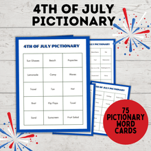 Load image into Gallery viewer, 4th of July Pictionary and Charades for Kids
