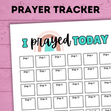 Load image into Gallery viewer, Prayer Tracker | Prayer Checklist | Prayer Printables | Prayer Activity | Prayer Chart | Praying for Kids | Printables for Kids
