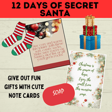 Load image into Gallery viewer, Christmas Gifts | 12 Days of Secret Santa for Kids | Christmas Games | Christmas Activities for Kids | Secret Santa | Christmas Cards |
