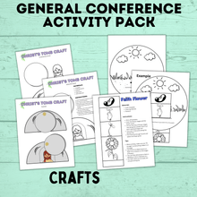 Load image into Gallery viewer, General Conference Activity Pack for Kids | Activity Pages for Kids | Kids Printables | Conference Printables | PDF download | Church
