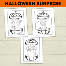 Load image into Gallery viewer, Surprise Craft | Halloween Craft | Halloween Surprise Craft | Kids Craft | Party Craft | Coloring Pages | Halloween Printables | Toddler
