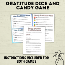 Load image into Gallery viewer, Thanksgiving Gratitude Games | Gratitude Activity | Teach Gratitude | Thanksgiving Games | Kids Games | Party Games | Thankful Game
